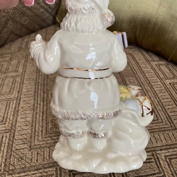 Lenox Santa Ringing Bell and Sack of Toys sculpture - Picture 9 of 10